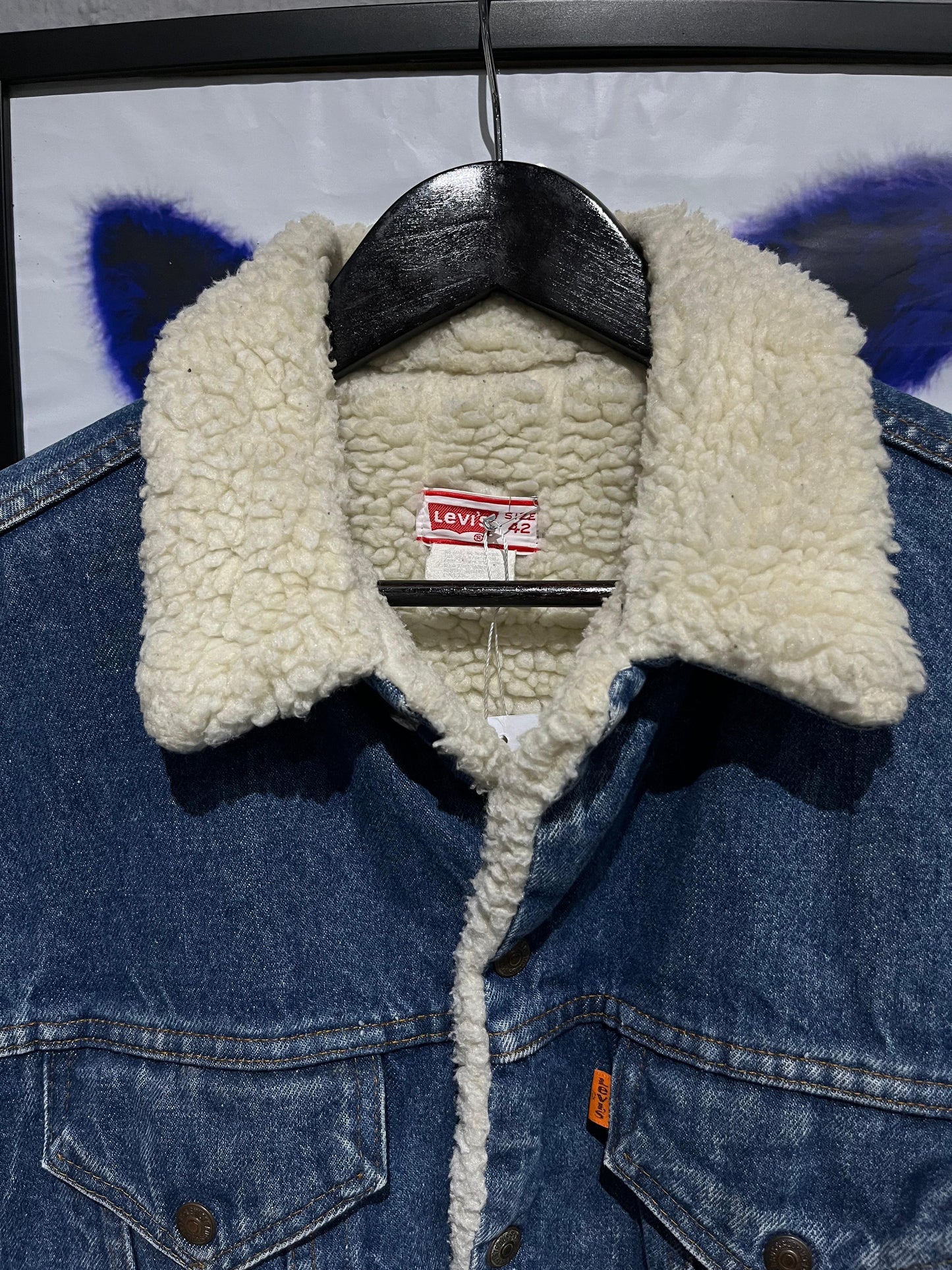 Jacket LEVIS sherpa
Orange Tab 80’S
Talla:L